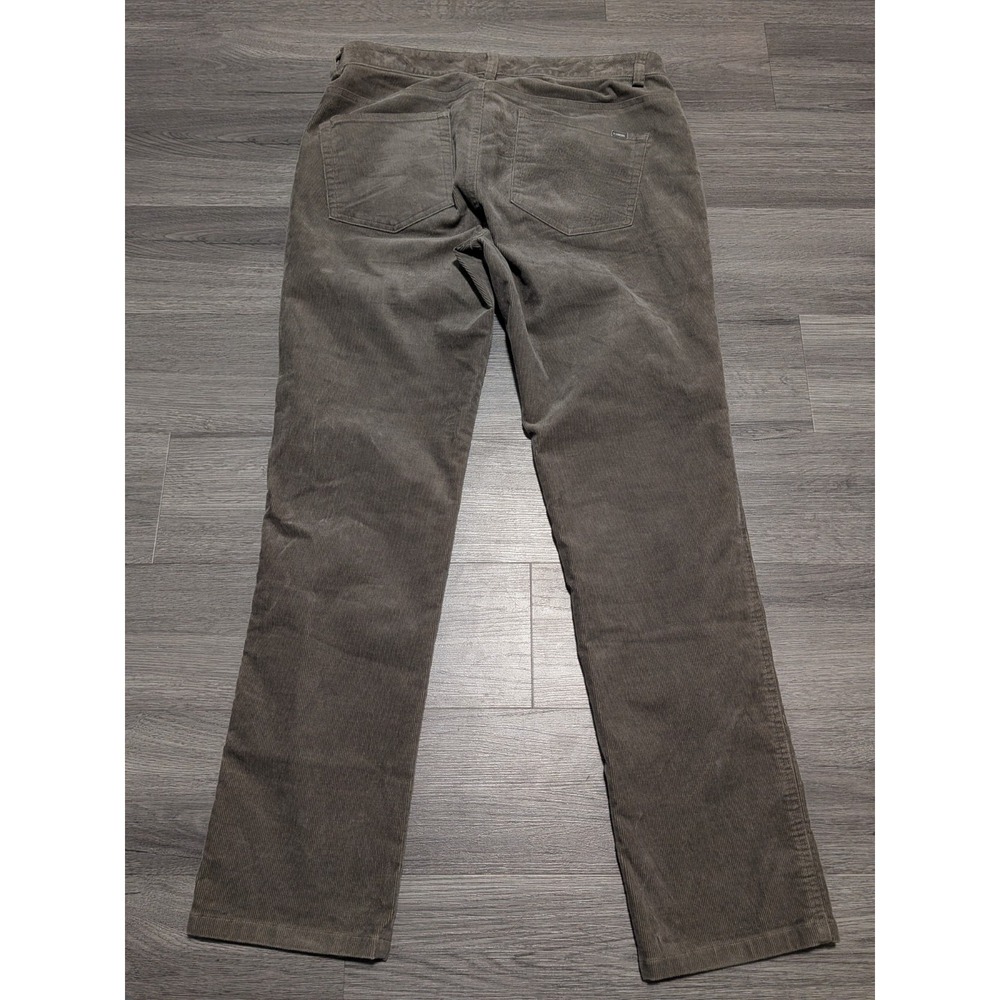 LINKSOUL Men's Grey Cotton Polyester Blend Corduroy Golf Pants Size 32x29 - Picture 7 of 7